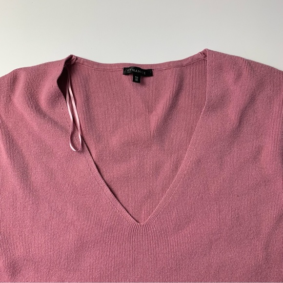 Dynamite nit sweater in dirty pink size small - Picture 3 of 3